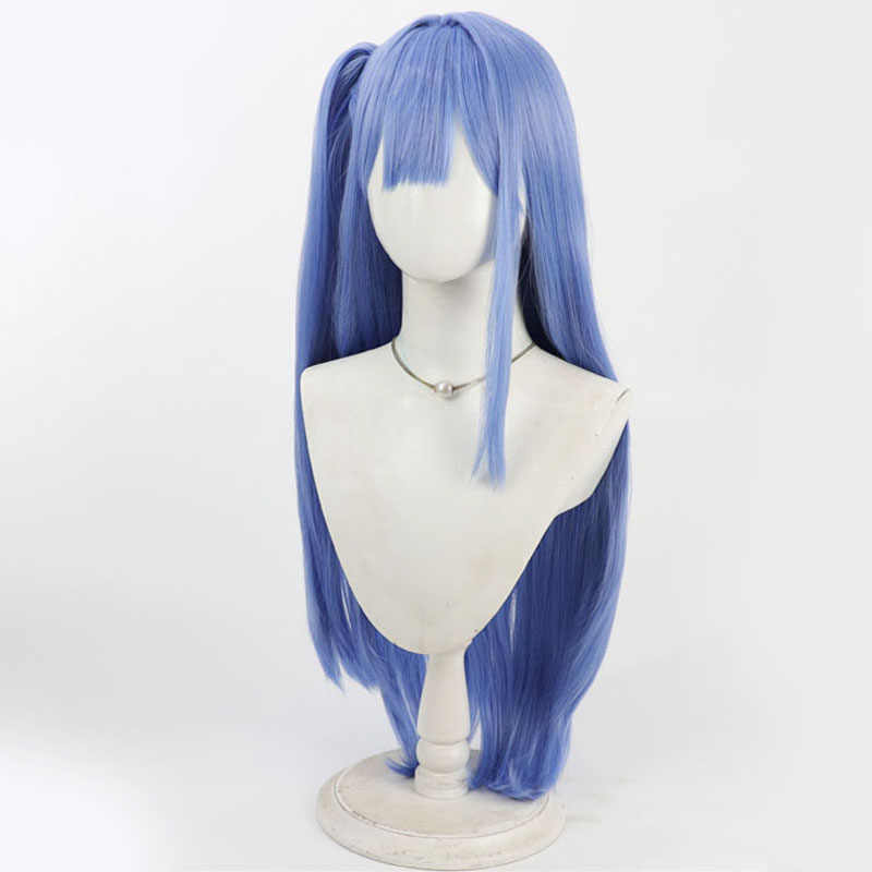 勝利の女神:NIKKEアルカナブルーポニーテールコスプレウィッグ - NOKIJP - ビー