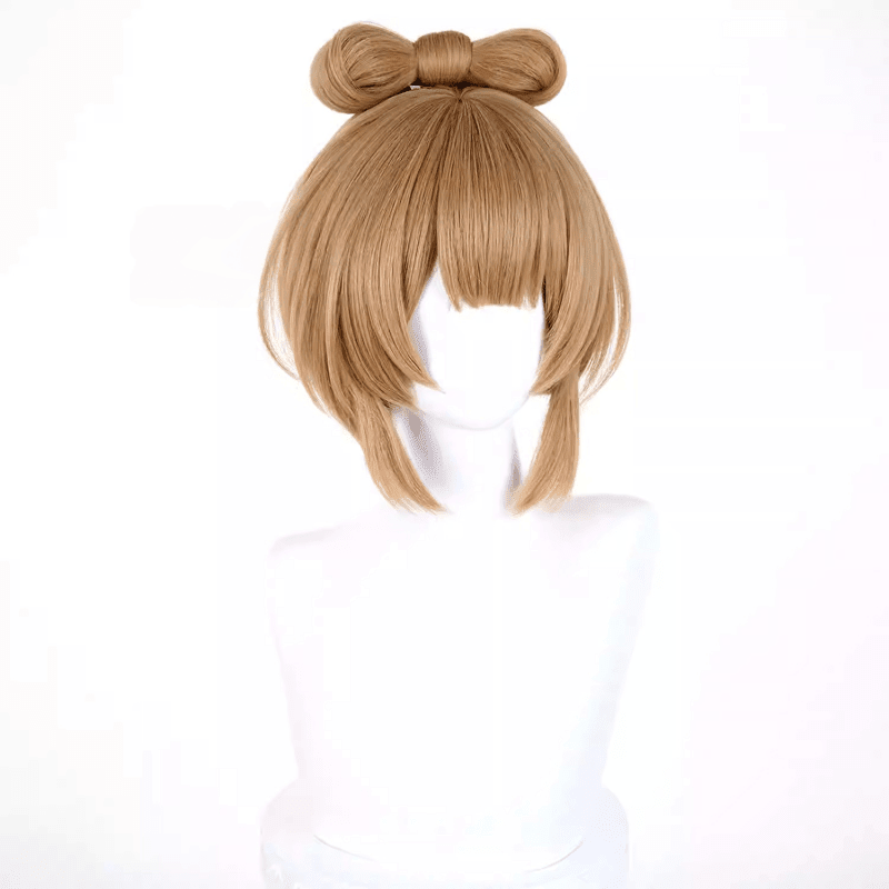 原神ヨォーヨ30cmブラウンコスプレウィッグ - NOKIJP - 