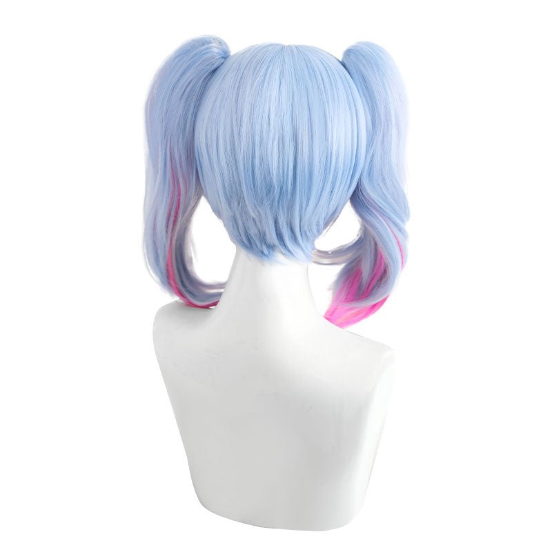 初音ミク ラビットホール 35cm ブルーミックスピンクコスプレウィッグ - NOKIJP - 