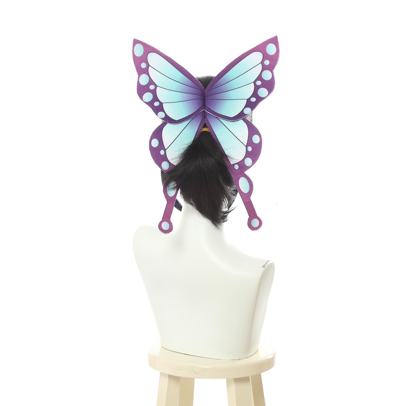 35cmパープルグラデーションコスプレウィッグ