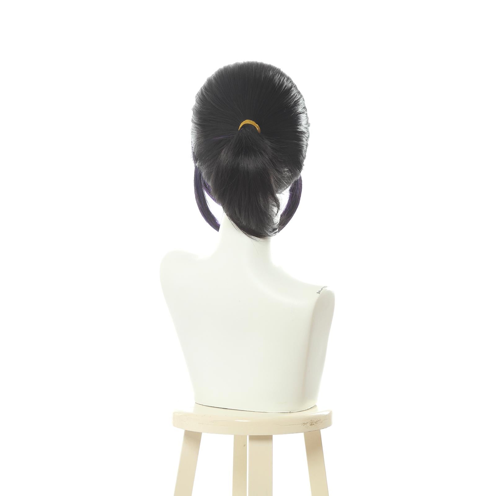 35cmパープルグラデーションコスプレウィッグ