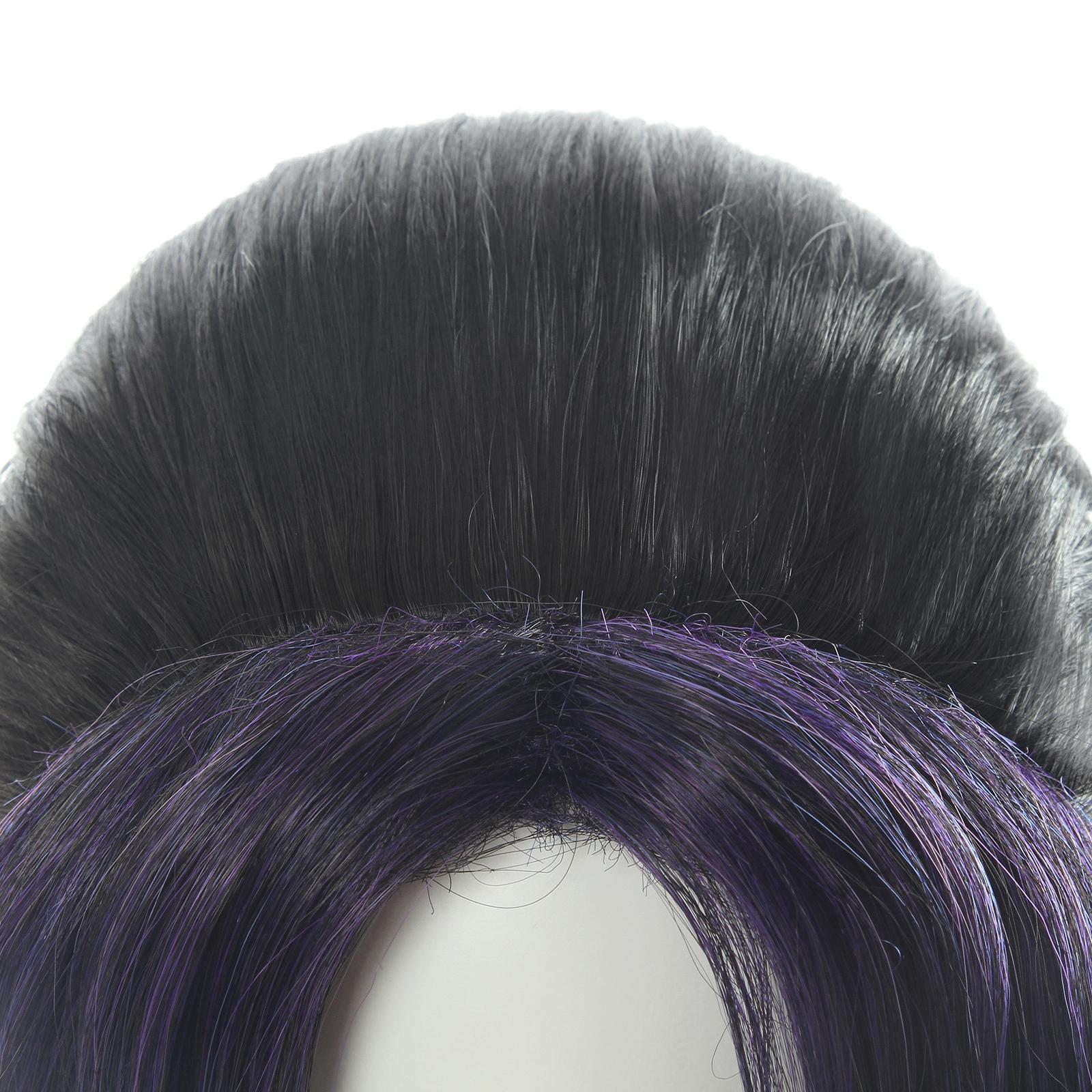 35cmパープルグラデーションコスプレウィッグ