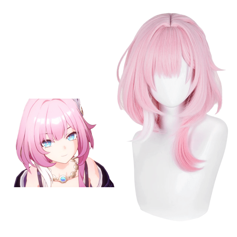 崩壊：スターレイルキュレネ38cmピンクコスプレウィッグ - NOKIJP - 