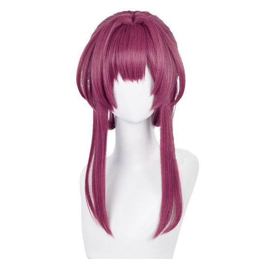崩壊：スターレイルカタカナ43cmワインレッドコスプレウィッグ - NOKIJP - 