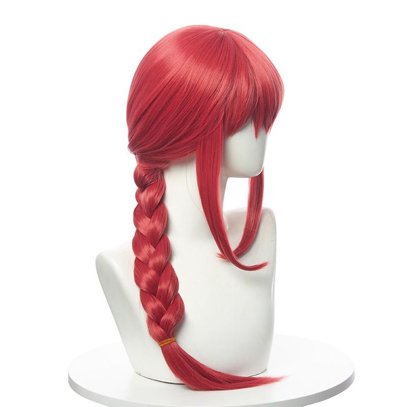 チェンソーマンマキマ60cmロングレッドコスプレウィッグ