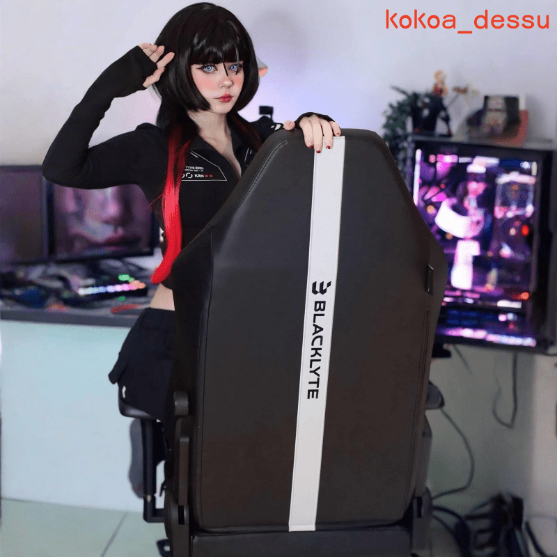 ゼンレスゾーンゼロ ジェーン・ドゥ70cmブラックミックスレッドコスプレウィッグ - NOKIJP - 