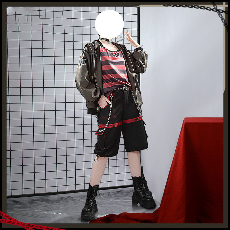バーチャルライバー 真白爻 新衣装 コスプレ衣装 7点セット