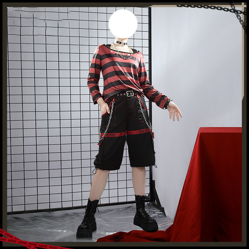 バーチャルライバー 真白爻 新衣装 コスプレ衣装 7点セット