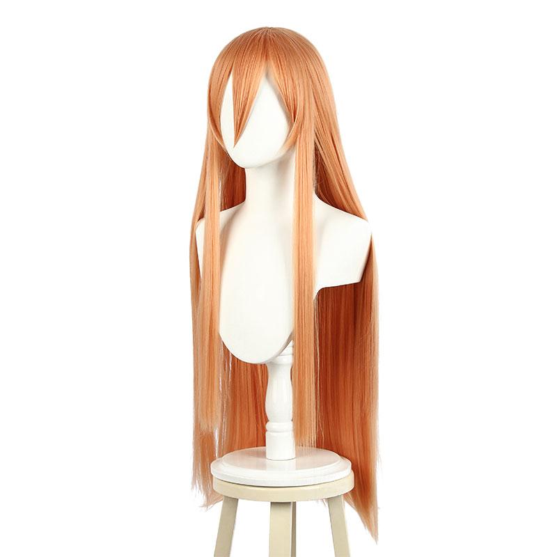 チェンソーマンパワー80cmロングオレンジコスプレウィッグ