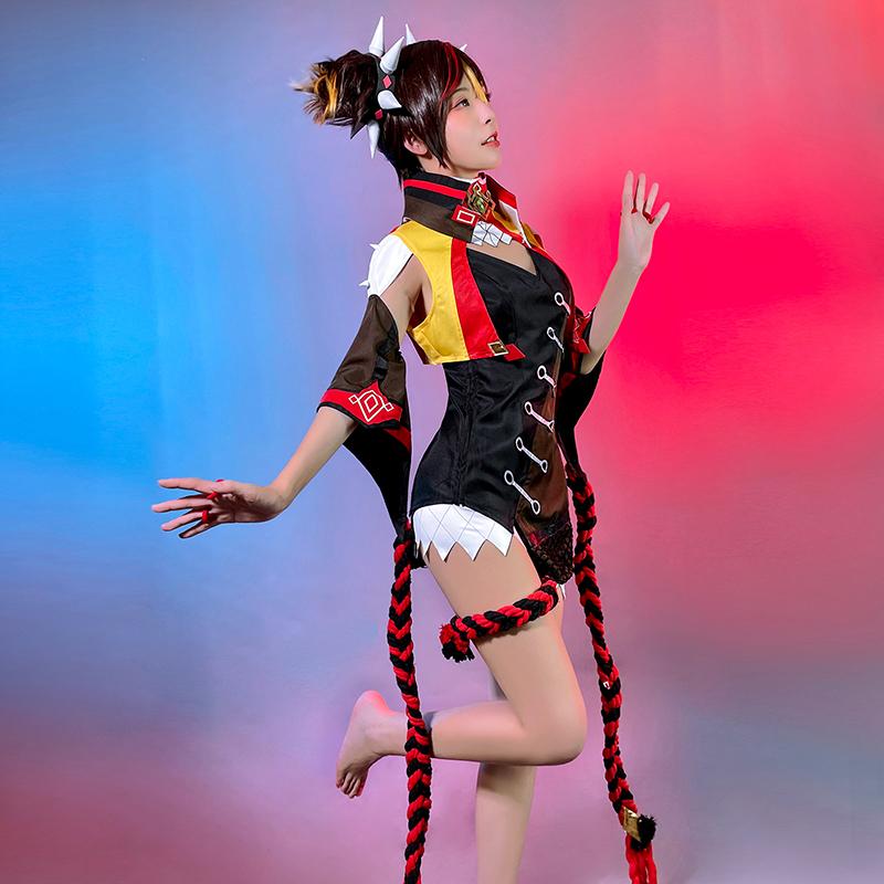 游戏 原神 辛焱 コスプレ衣装