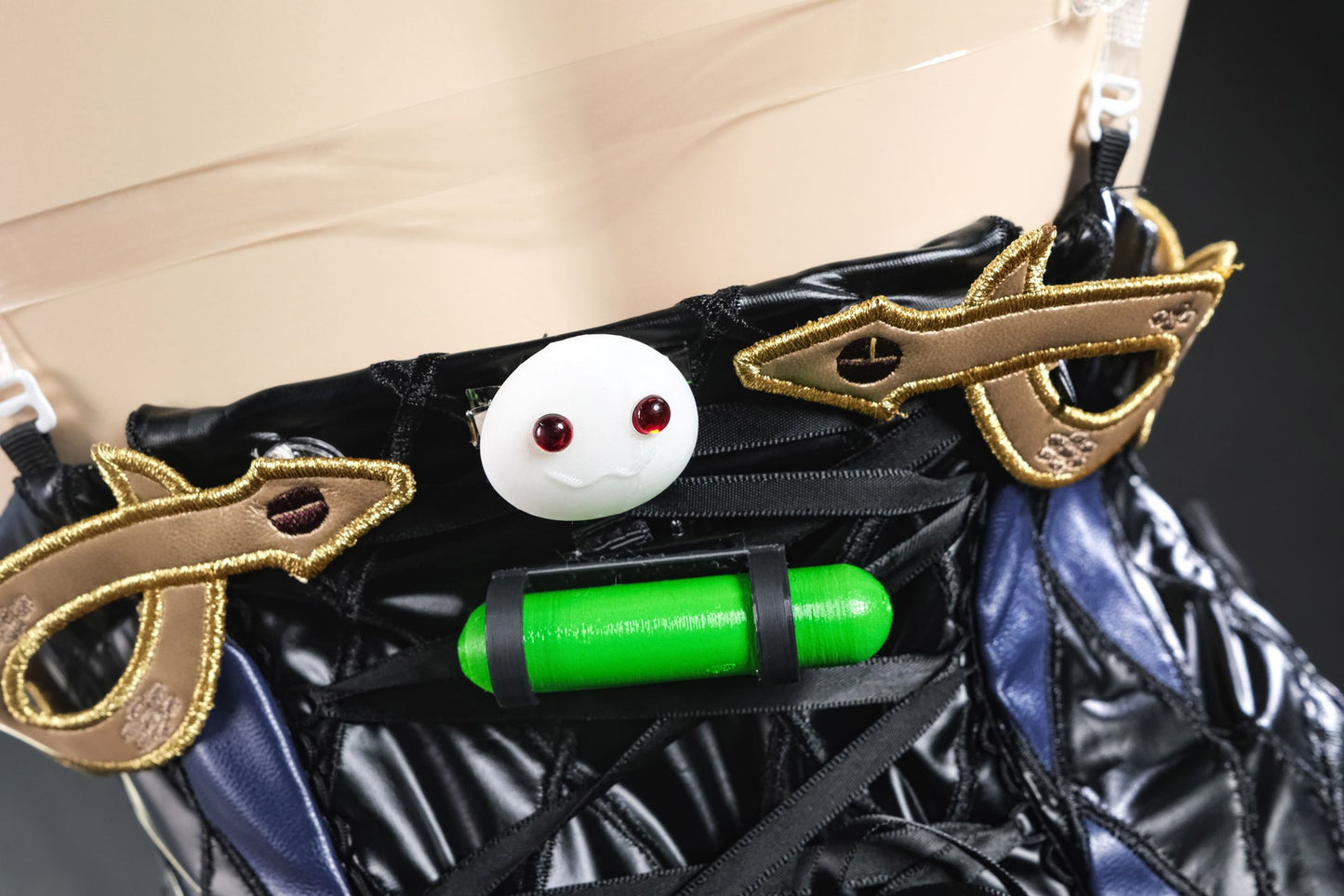 蛇系 亜人風 ヒーロースーツ コスプレ衣装 PUレザー仕様