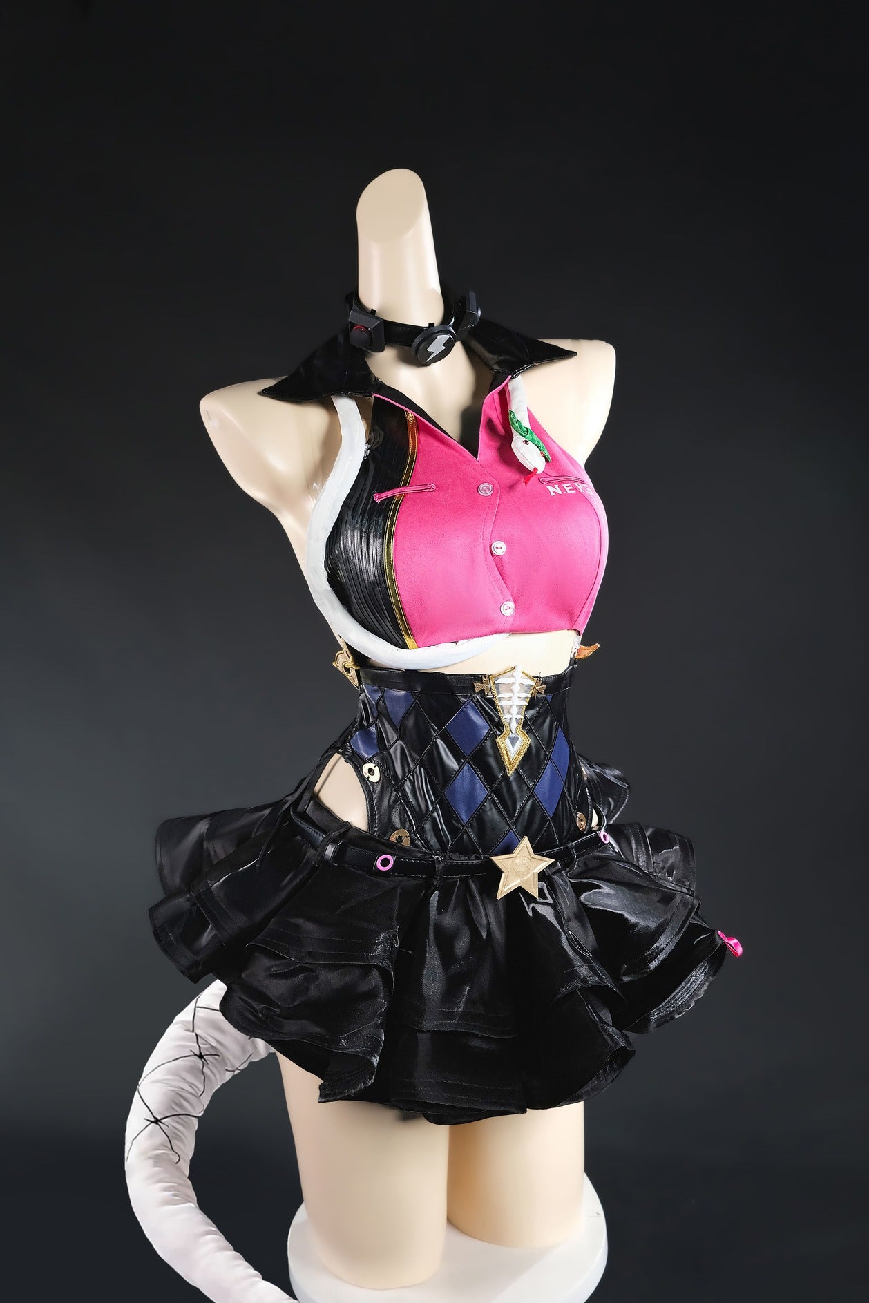 蛇系 亜人風 ヒーロースーツ コスプレ衣装 PUレザー仕様