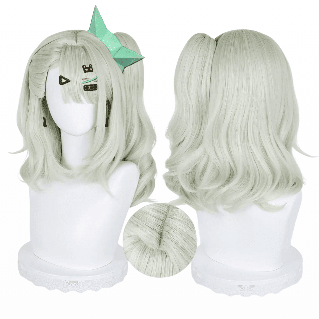 ゼンレスゾーンゼロ千夏ラミエル47cmライトグリーンコスプレウィッグ