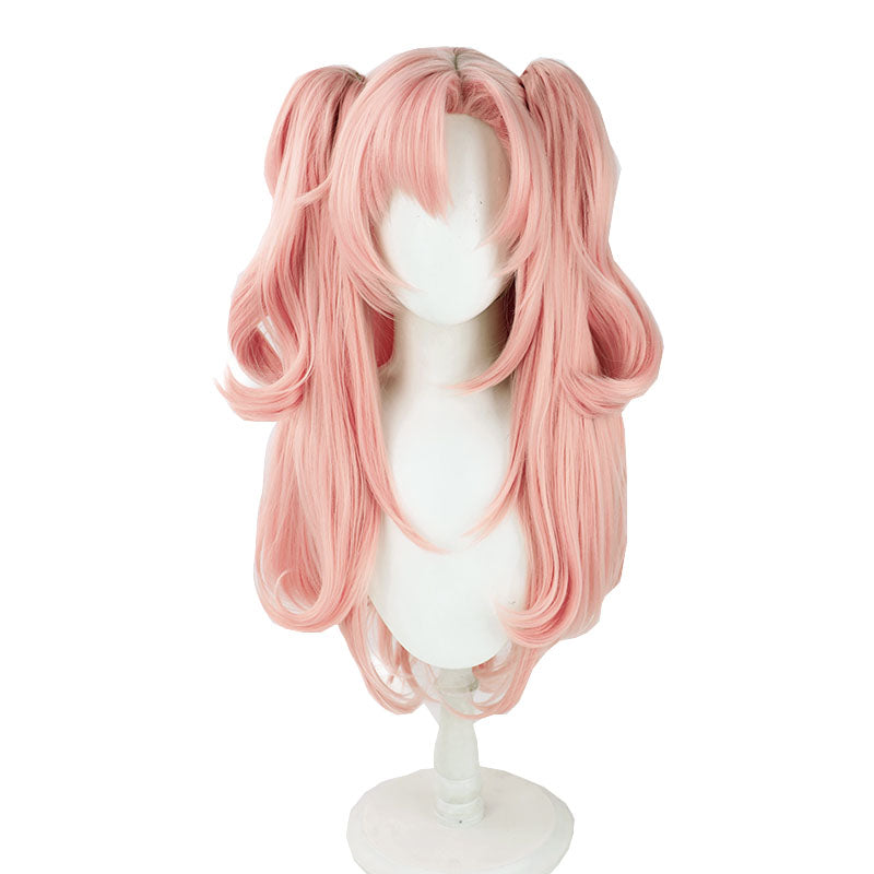 ゼンレスゾーンゼロニコール・デマラ80cmピンクポニーテールコスプレウィッグ