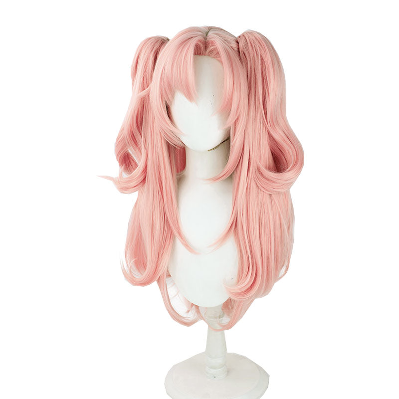 ゼンレスゾーンゼロニコール・デマラ80cmピンクポニーテールコスプレウィッグ