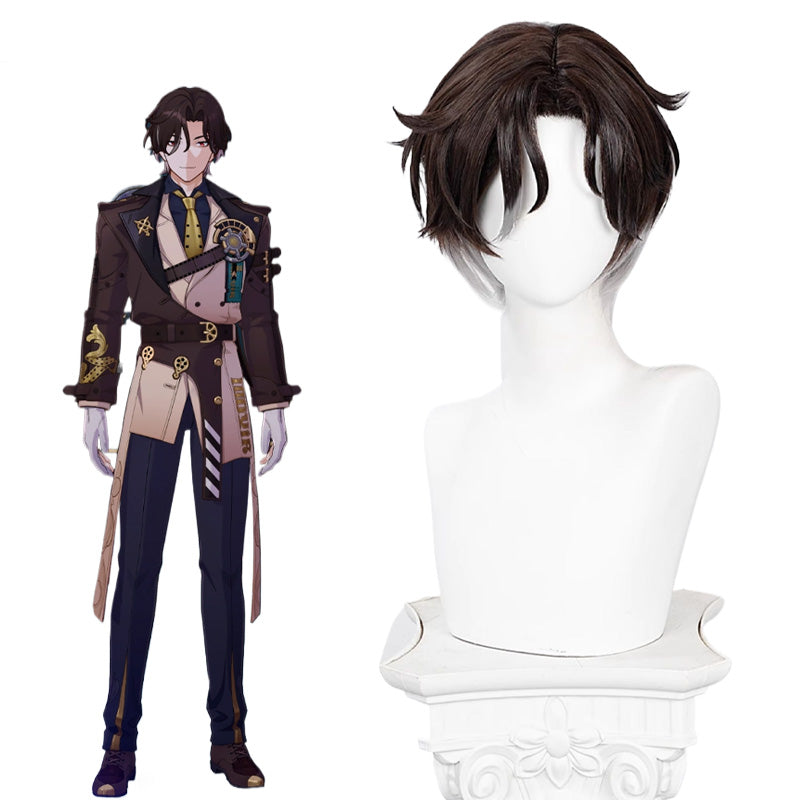 崩壊：スターレイル ミスター・レカ27cmブラウン ミックスコスプレウィッグ