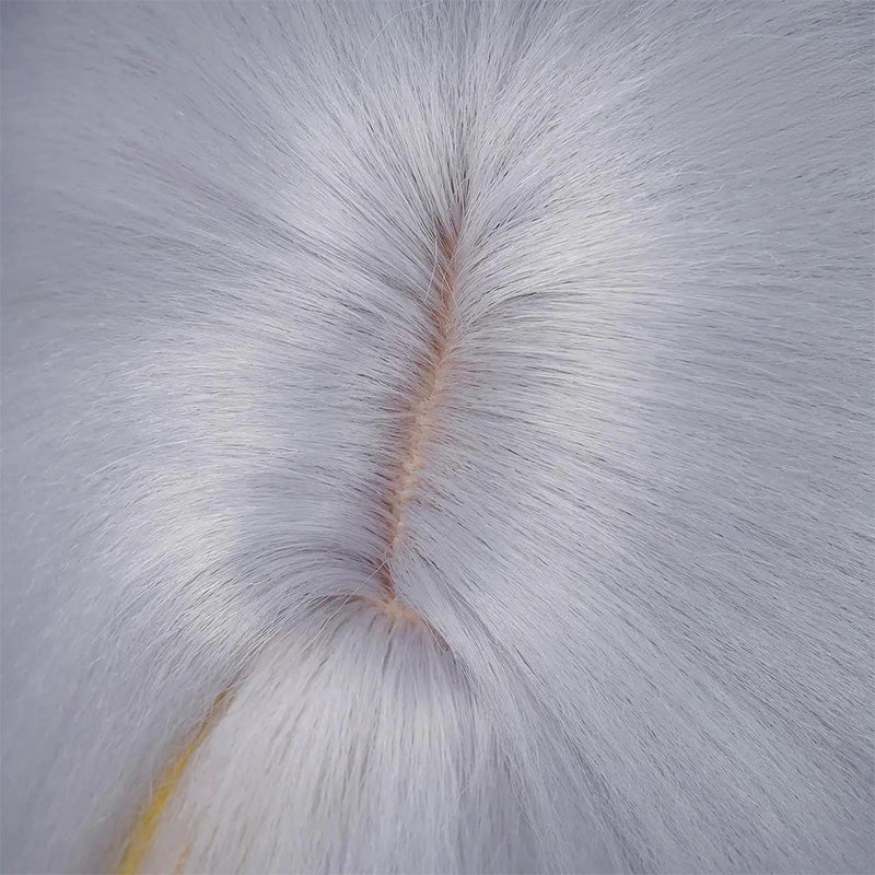 原神 ジーバイシルバーホワイト混じりのイエローコスプレウィッグ