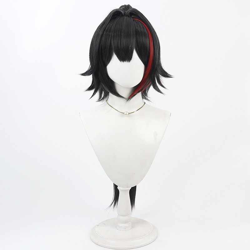 勝利の女神NIKKEベイくろいポニーテールコスプレウィッグ - NOKIJP - 