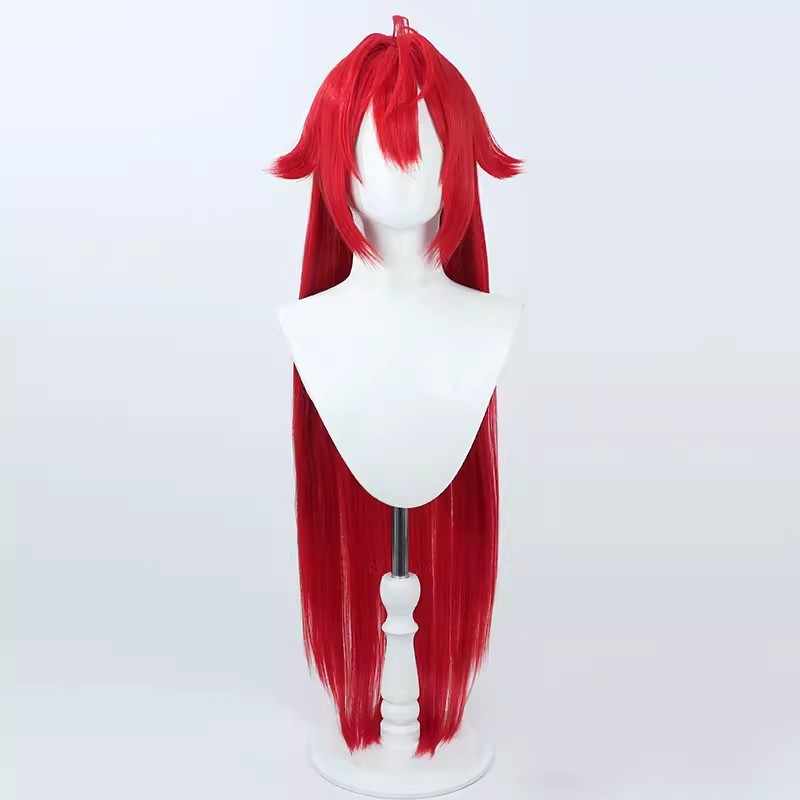 勝利の女神:NIKKEレッドフード100cmのロングレッドコスプレウィッグ - NOKIJP - 