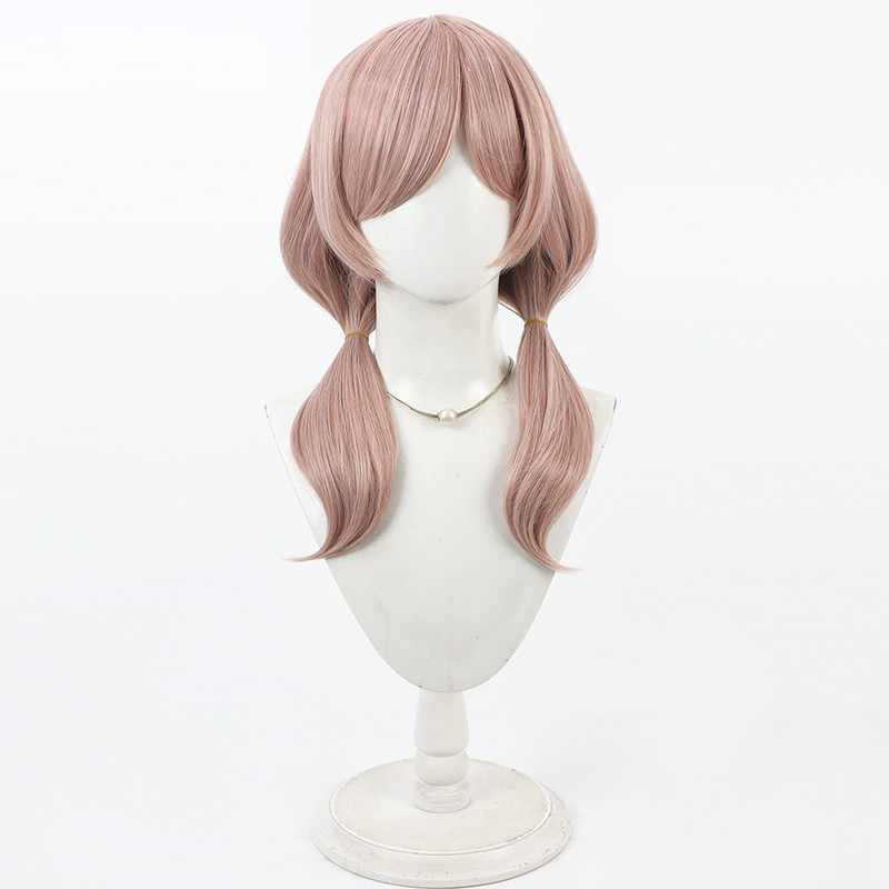 勝利の女神:NIKKEブレード50cm ピンクブラウンコスプレウィッグ - NOKIJP - 
