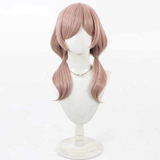勝利の女神:NIKKEブレード50cm ピンクブラウンコスプレウィッグ - NOKIJP - 