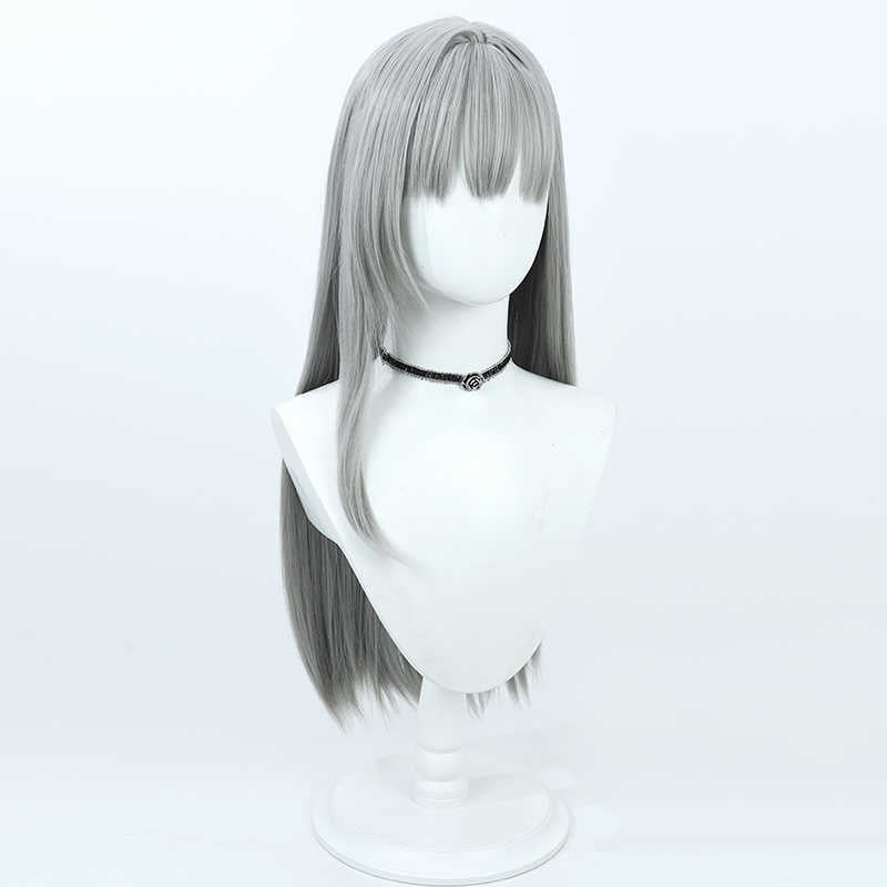 勝利の女神NIKKEマリアン55cmグレーコスプレウィッグ - NOKIJP - 