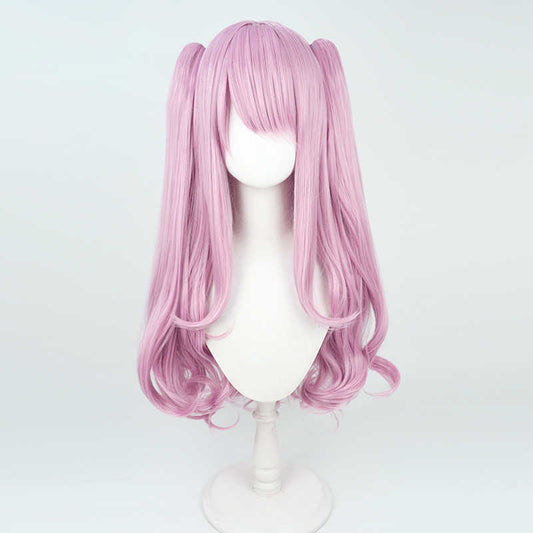 勝利の女神:NIKKEユニ80cmのピンクのポニーテールコスプレウィッグ - NOKIJP - 