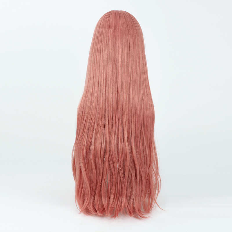 勝利の女神:NIKKEラピ80cmオレンジレッドコスプレウィッグ - NOKIJP - 