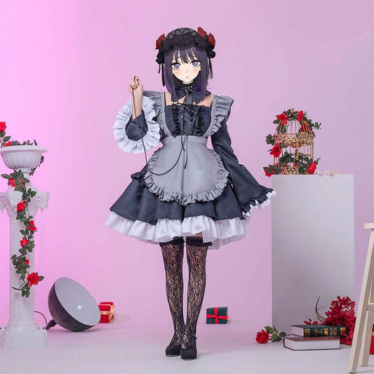 その着せ替え人形は恋をする喜多川海夢きたがわ まりんメイドコスプレ衣装 - NOKIJP - XS