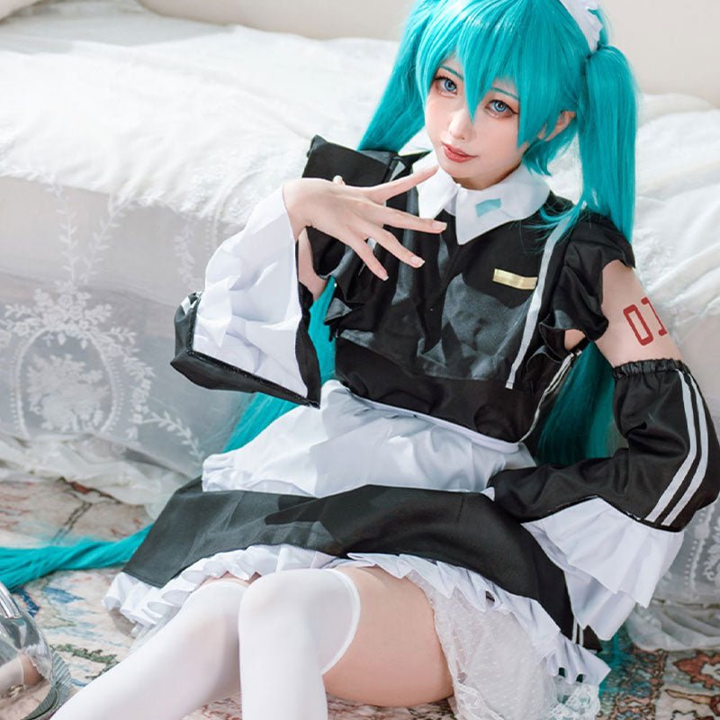 初音ミク スポーティメイド コスチューム - NOKIJP - S