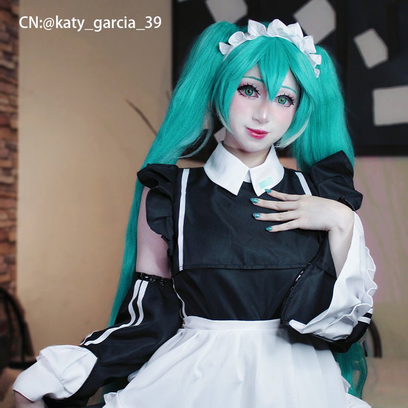 初音ミク スポーティメイド コスチューム - NOKIJP - S