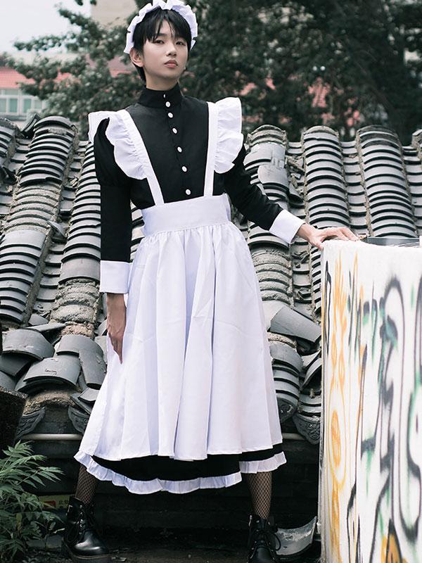 メイド服 ジェンダー転換 男の子向け 男性用コスプレ衣装 - NOKIJP - S