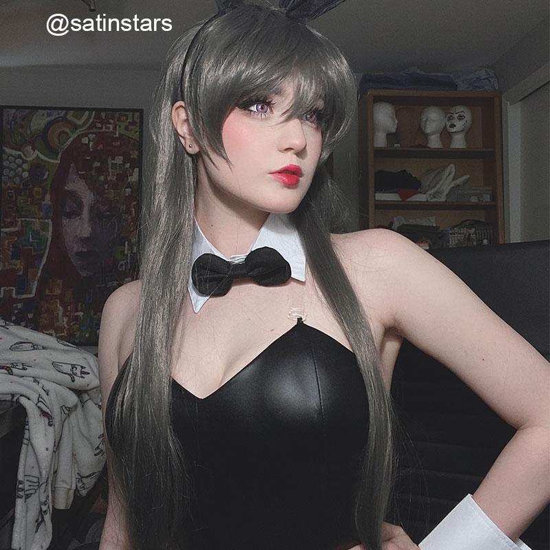 青春ブタ野郎はバニーガール先輩の夢を見ない桜島麻衣そのままですバニーコスプレ衣装 - NOKIJP - XS