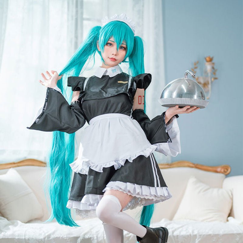 初音ミク スポーティメイド コスチューム - NOKIJP - S
