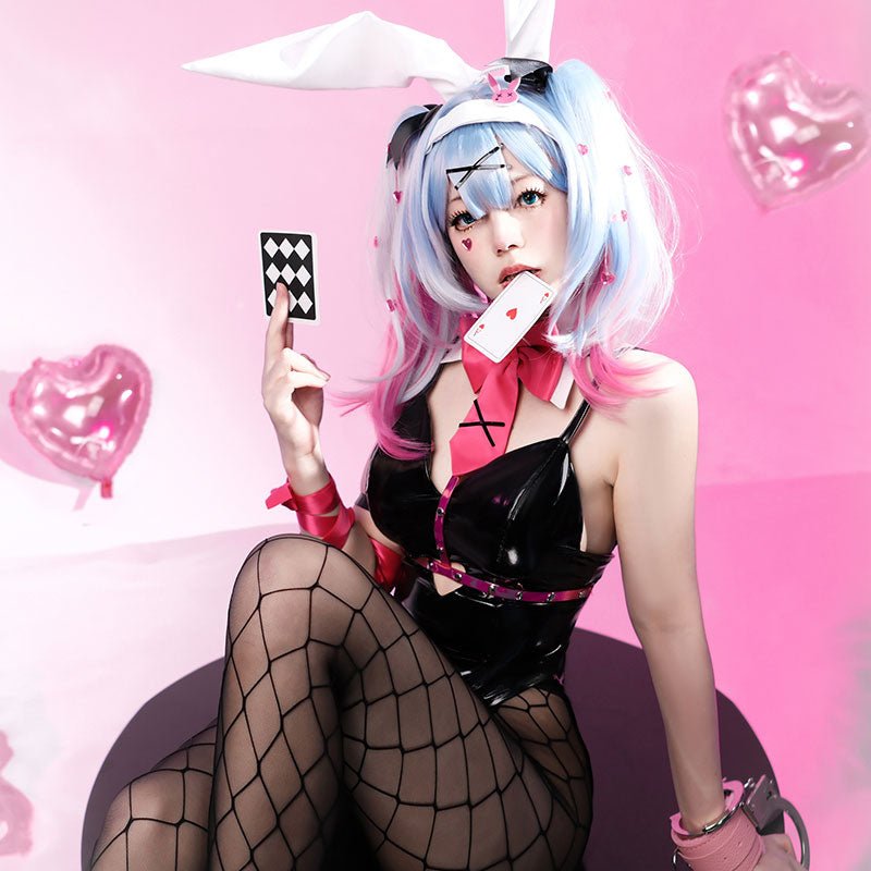 ラビットホール コスプレ バーチャルアイドル セクシーコスプレ ハロウィンコスチューム - NOKIJP - XS